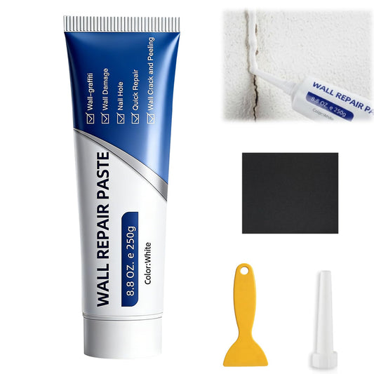 Wall Repair Paste Kit with Scraper for Holes, Cracks & Dents