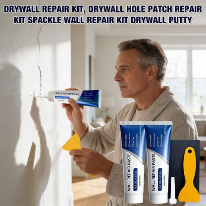Wall Repair Paste Kit with Scraper for Holes, Cracks & Dents