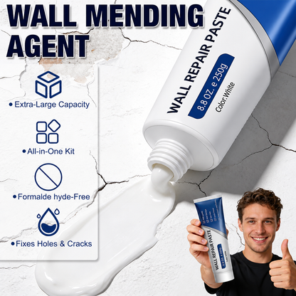 Wall Repair Paste Kit with Scraper for Holes, Cracks & Dents