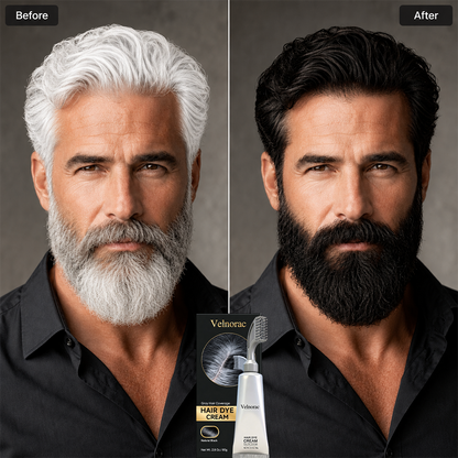 Instant Natural Black Hair Dye Cream – Easy Comb Application & Long-Lasting Color